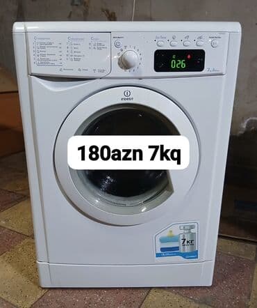 Paltaryuyan maşın Indesit, 7 kq, Avtomat, Qurutmasız, Kredit yoxdur lalafo.az -da Paltaryuyan maşın Indesit, 7 kq, Avtomat, Qurutmasız, Kredit yoxdur
