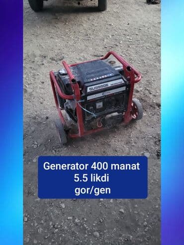 Benzinlə işləyən portativ generator. - Model üzərində: GUS9900E lalafo.az -da Benzinlə işləyən portativ generator. - Model üzərində: GUS9900E