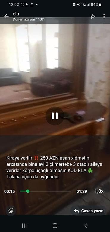 Kirayə verilir: Asan Xidmətin arxasında bina evi, 2-ci mərtəbə, 3 lalafo.az -da Kirayə verilir: Asan Xidmətin arxasında bina evi, 2-ci mərtəbə, 3