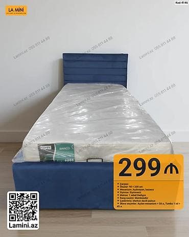 Yataq çarpayısı – Kod: 4146 - Ölçü: 90 × 200 sm - Mexanizm at lalafo.az Yataq çarpayısı – Kod: 4146 - Ölçü: 90 × 200 sm - Mexanizm
