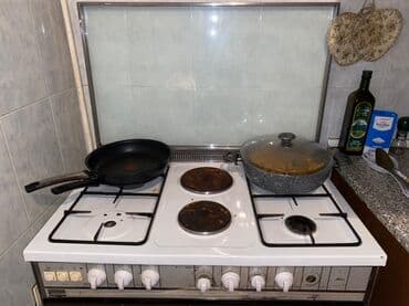 Mətbəx plitəsi və soba təmiri: Qaz-elektrik kombinə edilmiş soba və plitə - 4 gözlü üst hissə: 2 lalafo.az -da — 3 Mətbəx plitəsi və soba təmiri: Qaz-elektrik kombinə edilmiş soba və plitə - 4 gözlü üst hissə: 2 — 3