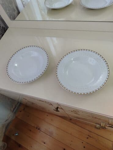 Boşqablar, 8 ədədli dəst, rəng - Ağ, Farfor lalafo.az -da Boşqablar, 8 ədədli dəst, rəng - Ağ, Farfor