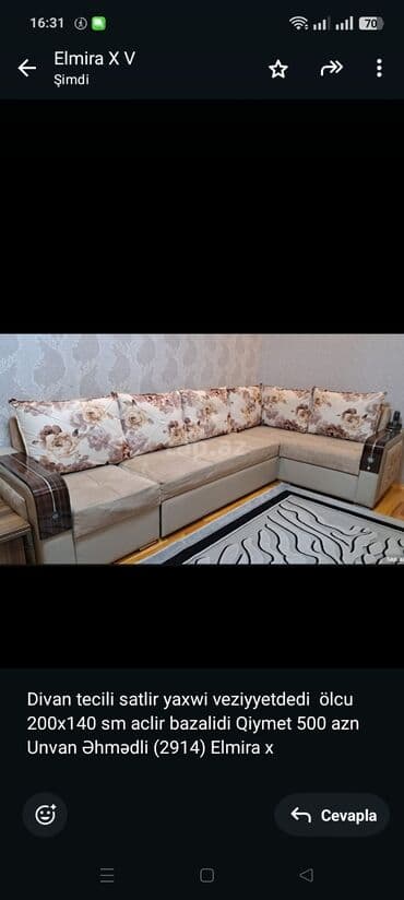 Künc divan lalafo.az -da Künc divan