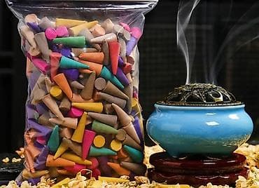 60 ədədli Rəngarəng tüstü konusları – aromaterapiya üçün lalafo.az -da 60 ədədli Rəngarəng tüstü konusları – aromaterapiya üçün