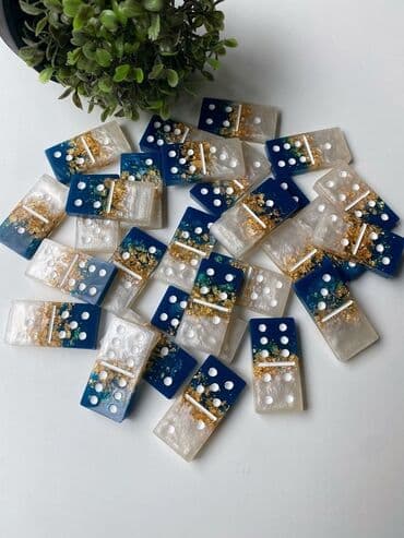 Epoksid qatranından hazırlanmış premium domino dəsti (istəyə uyğun lalafo.az -da Epoksid qatranından hazırlanmış premium domino dəsti (istəyə uyğun