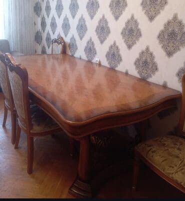 ✅Masa desti satilir 450azn. Masa acilie acilanda 3m olur6 eded stul lalafo.az -da ✅Masa desti satilir 450azn. Masa acilie acilanda 3m olur6 eded stul