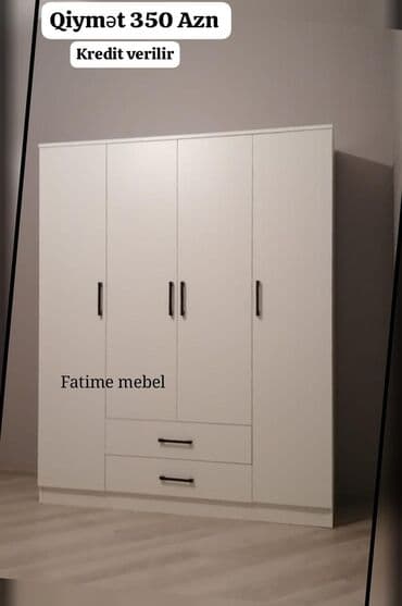 Yeni, Açılan, 4 qapılı Düz dolab, Qarderob, paltar dolabı lalafo.az -da Yeni, Açılan, 4 qapılı Düz dolab, Qarderob, paltar dolabı