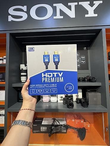 HDTV Premium HDMI kabeli - Standart: HDMI 2.0 (HDTV 2.0V) - lalafo.az -da HDTV Premium HDMI kabeli - Standart: HDMI 2.0 (HDTV 2.0V) -