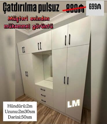 Açılan, Düz dolab, Qarderob, paltar dolabı lalafo.az -da Açılan, Düz dolab, Qarderob, paltar dolabı