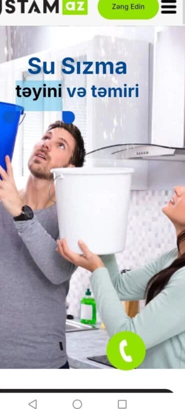 Xidmət: Su sızmasının təyini və təmiri Təsvir: - Mənzillərdə at lalafo.az Xidmət: Su sızmasının təyini və təmiri Təsvir: - Mənzillərdə