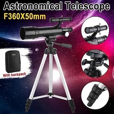 Eyebre teleskop. Xüsusiyyətləri: Qırılma / Fokus Uzunluğu: 360mm lalafo.az -da Eyebre teleskop. Xüsusiyyətləri: Qırılma / Fokus Uzunluğu: 360mm