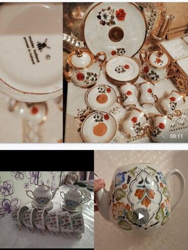 Çay dəsti, rəng - Ağ, Farfor lalafo.az -da Çay dəsti, rəng - Ağ, Farfor