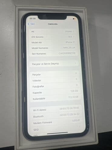IPhone 11, 128 GB, Face ID lalafo.az -da IPhone 11, 128 GB, Face ID