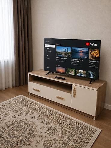 Ficher 82 ekran smart tv . Altindaki tv stent hediyye Qiymet 199 azn lalafo.az -da Ficher 82 ekran smart tv . Altindaki tv stent hediyye Qiymet 199 azn