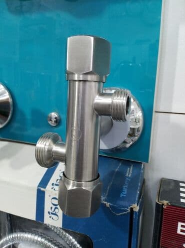 Paslanmayan poladdan T‑şəkilli sanitar kran/klapan (bölücü) - lalafo.az -da Paslanmayan poladdan T‑şəkilli sanitar kran/klapan (bölücü) -