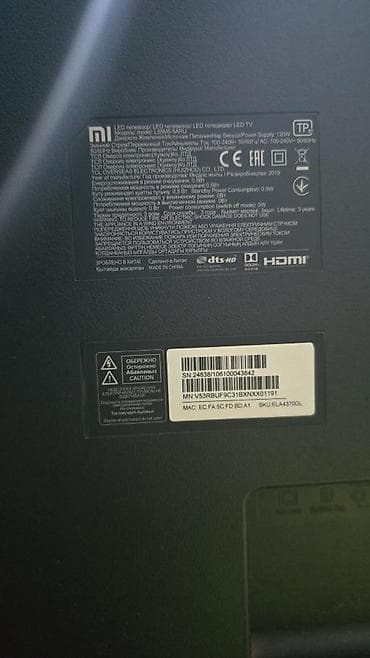 İşlənmiş Televizor Xiaomi LED ekran 55" 4K (3840x2160), Ünvandan götürmə lalafo.az -da İşlənmiş Televizor Xiaomi LED ekran 55" 4K (3840x2160), Ünvandan götürmə