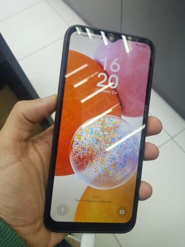 Samsung Galaxy A14, 128 GB, rəng - Qara, Barmaq izi lalafo.az -da Samsung Galaxy A14, 128 GB, rəng - Qara, Barmaq izi