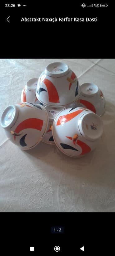 Çay dəsti, rəng - Ağ, Farfor, 6 nəfərlik, SSRİ lalafo.az -da Çay dəsti, rəng - Ağ, Farfor, 6 nəfərlik, SSRİ