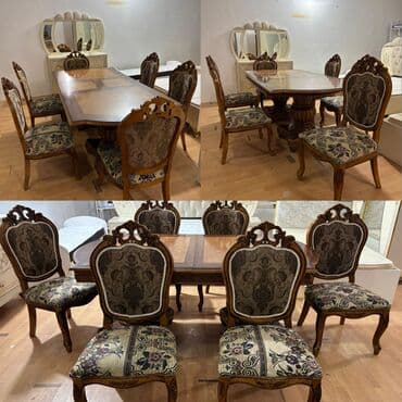 Qonaq otağı üçün, İşlənmiş, Açılan, 6 stul lalafo.az -da Qonaq otağı üçün, İşlənmiş, Açılan, 6 stul