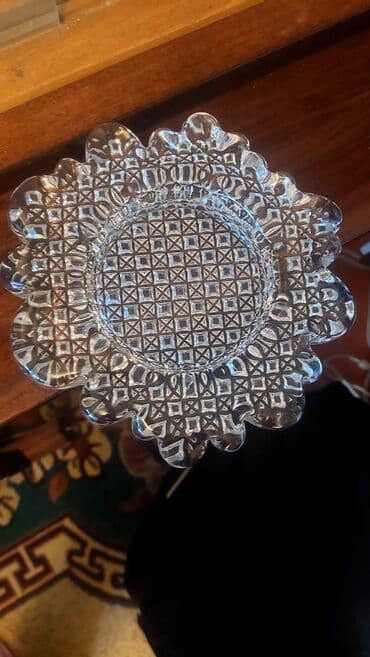 Kəsikli naxışlı şüşə/press-kristal kűlqabi - Material: qalın, şəffaf lalafo.az -da Kəsikli naxışlı şüşə/press-kristal kűlqabi - Material: qalın, şəffaf