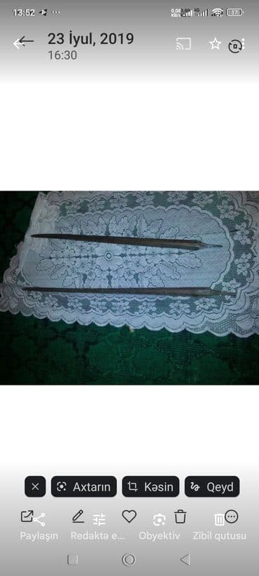 Məhsul: Metal şiş dəsti (2 ədəd) Təsvir: - Kəndirvari uzun və düz lalafo.az -da Məhsul: Metal şiş dəsti (2 ədəd) Təsvir: - Kəndirvari uzun və düz