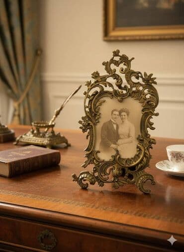 Antik Lüdovik XV üslubunda foto çərçivə. Bürüncdən hazırlanmışdır lalafo.az -da Antik Lüdovik XV üslubunda foto çərçivə. Bürüncdən hazırlanmışdır