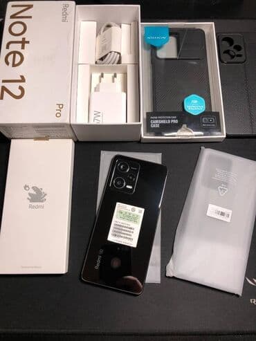 Redmi Note 12 Pro, 256 GB, rəng - Qara, Barmaq izi, Sensor, Sənədlərlə lalafo.az -da Redmi Note 12 Pro, 256 GB, rəng - Qara, Barmaq izi, Sensor, Sənədlərlə