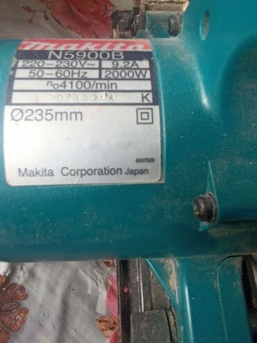 Qayçılar, bıçaqlar: Makita N5900B diskli dairəvi mişar - Güc: 2000 W - Gərginlik: 220–230 lalafo.az -da — 2 Qayçılar, bıçaqlar: Makita N5900B diskli dairəvi mişar - Güc: 2000 W - Gərginlik: 220–230 — 2