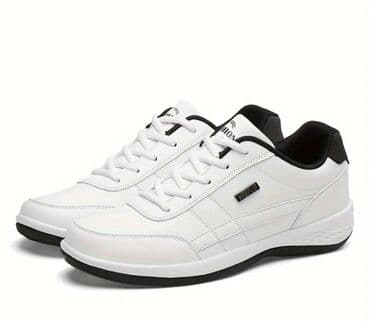 Ağ rəngdə, aşağı profilli idman üslublu kişi ayaqqabısı lalafo.az -da Ağ rəngdə, aşağı profilli idman üslublu kişi ayaqqabısı