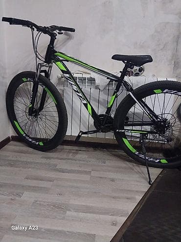 VISTA dağ velosipedi - Çərçivə: yüngül alaşımlı hardtail, qara-yaşıl at lalafo.az VISTA dağ velosipedi - Çərçivə: yüngül alaşımlı hardtail, qara-yaşıl