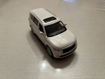 Ağ rəngli mini avtomobil modeli (SUV tipli) - Material: metal və lalafo.az -da Ağ rəngli mini avtomobil modeli (SUV tipli) - Material: metal və