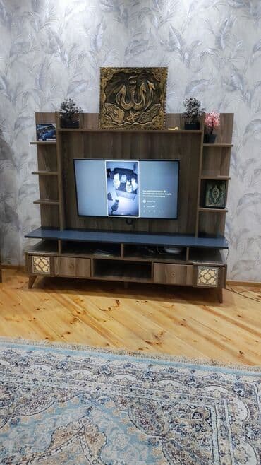 Düz TV altlığı, Polkalı, Laminat lalafo.az -da Düz TV altlığı, Polkalı, Laminat