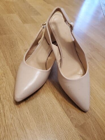 Qadın ayaqqabısı – bej rəng, sivri burun, arxası açıq slingback model lalafo.az -da Qadın ayaqqabısı – bej rəng, sivri burun, arxası açıq slingback model