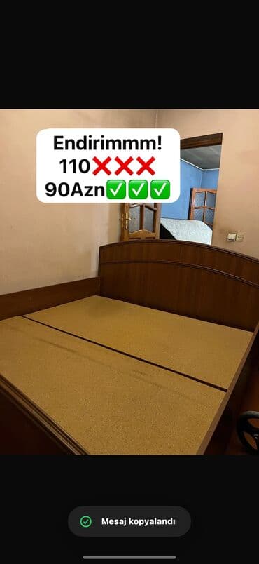 İşlənmiş, İkinəfərlik çarpayı lalafo.az -da İşlənmiş, İkinəfərlik çarpayı