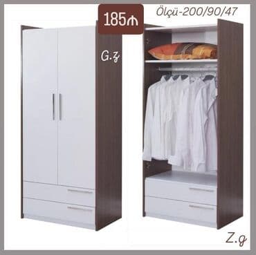 Açılan, 2 qapılı Düz dolab, Qarderob, paltar dolabı lalafo.az -da Açılan, 2 qapılı Düz dolab, Qarderob, paltar dolabı