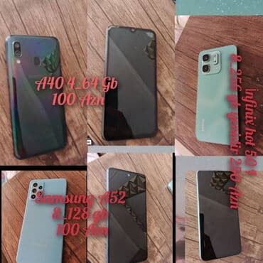 Samsung A40 4_64 gb 100 AZN SamsungA52 8_128gb 100 AZN(ekranında cat lalafo.az -da Samsung A40 4_64 gb 100 AZN SamsungA52 8_128gb 100 AZN(ekranında cat