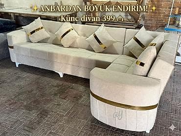 🛋 *Künc Divan – cəmi 399azn* 📏 Ölçü: 2×280 Hazır elde 1 ədəd var 🤌 lalafo.az -da 🛋 *Künc Divan – cəmi 399azn* 📏 Ölçü: 2×280 Hazır elde 1 ədəd var 🤌