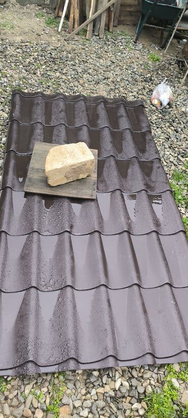 Metal dam örtükləri, rəng - Qəhvəyi lalafo.az -da Metal dam örtükləri, rəng - Qəhvəyi