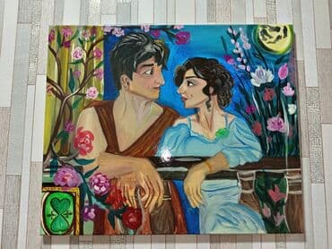 Orijinal yağlı boya tablo – Romantik gecə səhnəsi - Mövzu: Ay işığı lalafo.az -da Orijinal yağlı boya tablo – Romantik gecə səhnəsi - Mövzu: Ay işığı