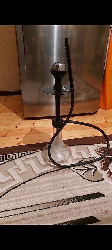 Qelyan - Material: Şüşə kolba, metal şaft və lövhə, silikon şlanq - lalafo.az -da Qelyan - Material: Şüşə kolba, metal şaft və lövhə, silikon şlanq -