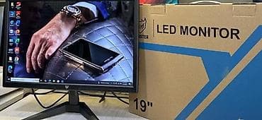 19" LED monitor 1gün isdifade olunub 60hz dır 2 girişlidir karopkası lalafo.az -da 19" LED monitor 1gün isdifade olunub 60hz dır 2 girişlidir karopkası