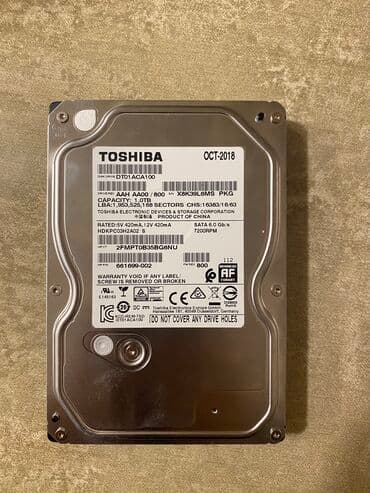 Sərt disk (HDD) Toshiba, 1 TB lalafo.az -da Sərt disk (HDD) Toshiba, 1 TB