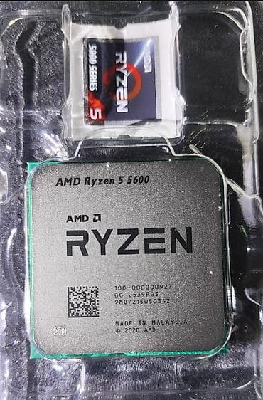 Prosessor AMD Ryzen 5 5600, 6 nüvə, Yeni lalafo.az -da Prosessor AMD Ryzen 5 5600, 6 nüvə, Yeni