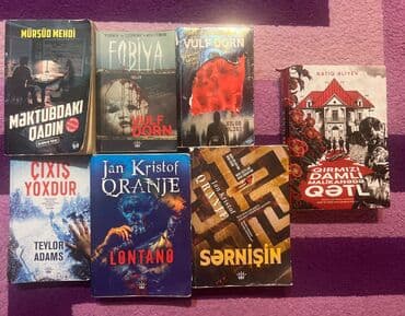 Detektiv və triller janrında 8 kitablıq dəst Dəstdə olan adlar və lalafo.az -da Detektiv və triller janrında 8 kitablıq dəst Dəstdə olan adlar və