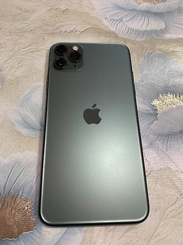 IPhone 11 Pro Max, 64 ГБ, Matte Midnight Green, Беспроводная зарядка, Face ID, С документами at lalafo.az IPhone 11 Pro Max, 64 ГБ, Matte Midnight Green, Беспроводная зарядка, Face ID, С документами