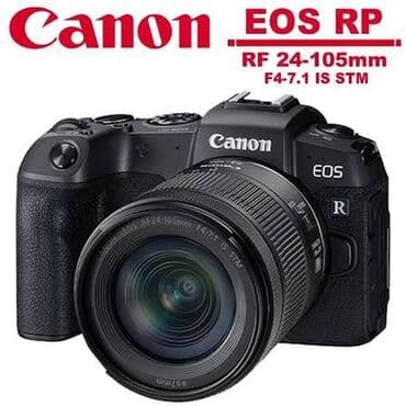 Canon EOS RP + RF 24-105mm F4-7.1 IS STM - Tam kadr güzgüsüz sistem lalafo.az -da Canon EOS RP + RF 24-105mm F4-7.1 IS STM - Tam kadr güzgüsüz sistem