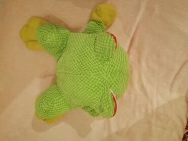 Yaşılı-sarı rəngli plyuş qurbağa oyuncağı - Material: yumşaq plyuş lalafo.az -da Yaşılı-sarı rəngli plyuş qurbağa oyuncağı - Material: yumşaq plyuş