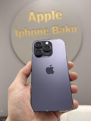 IPhone 14 Pro, 128 GB, Deep Purple, Face ID lalafo.az -da IPhone 14 Pro, 128 GB, Deep Purple, Face ID