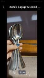 Xörək qaşığı və çəngəl dəsti. Miqdar: 15 xörek qaşiqi, 15 cay qaşiqi lalafo.az -da Xörək qaşığı və çəngəl dəsti. Miqdar: 15 xörek qaşiqi, 15 cay qaşiqi