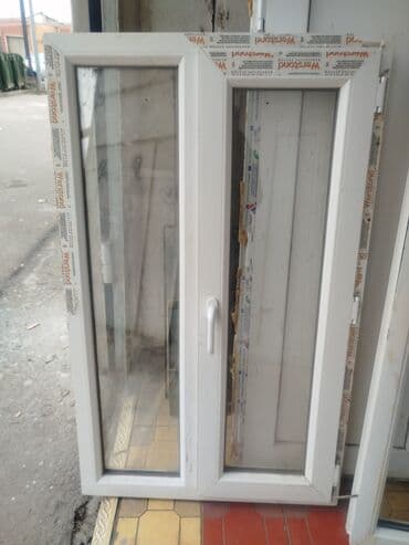 PVC pəncərə bloku - Material: ağ PVC profil - Konstruksiya: iki lalafo.az -da PVC pəncərə bloku - Material: ağ PVC profil - Konstruksiya: iki